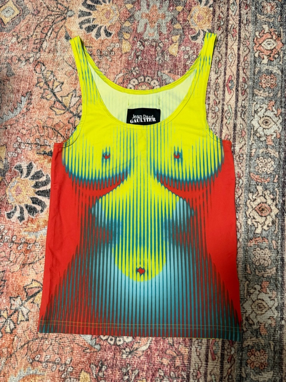Runway Jean Paul Gaultier x Y/Project tank top body print - Picture 2 of 6